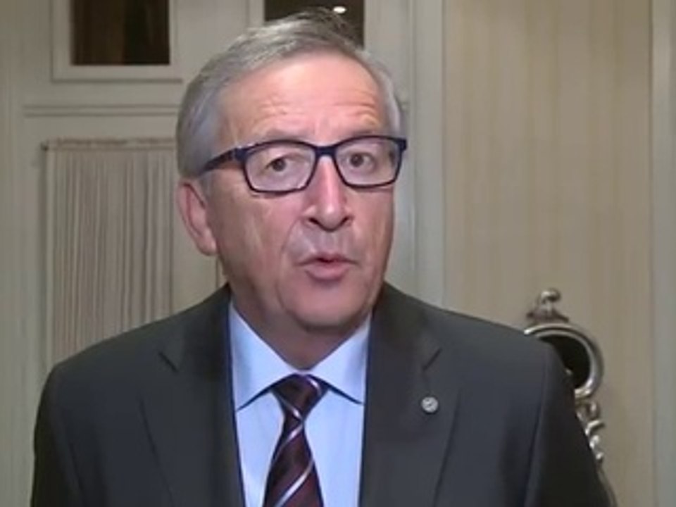 Juncker on the Gun attack on French magazine Charlie Hebdo in Paris