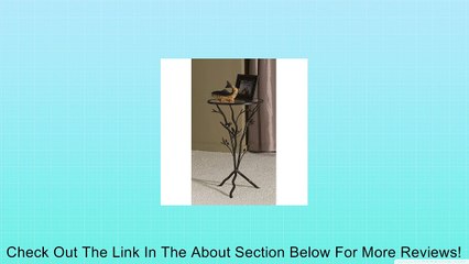 InnerSpace InnerSpace Glass Bird Accent Table - Aged Bronze Review