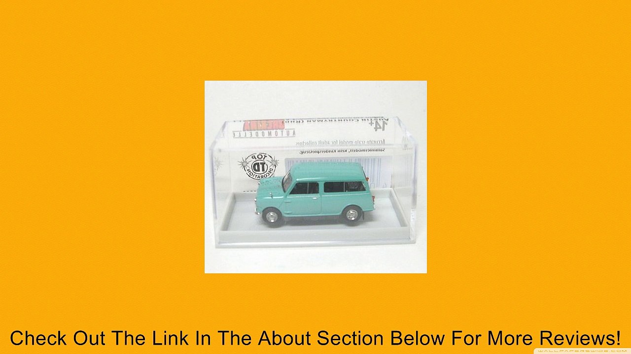 HO Scale 1960s Austin Mini Countryman Station Wagon - Assembled -- Right Hand Drive (pastel turquoise) Review