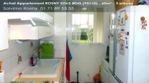 A vendre - appartement - ROSNY SOUS BOIS (93110) - 3 pièces - 60m²