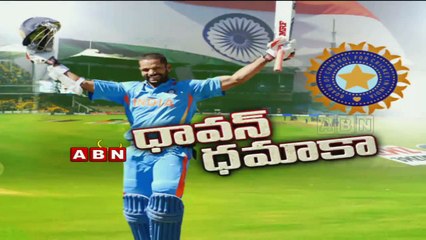Shikhar Dhawan scores 7th ODI century against South Africa (22-02-2015)