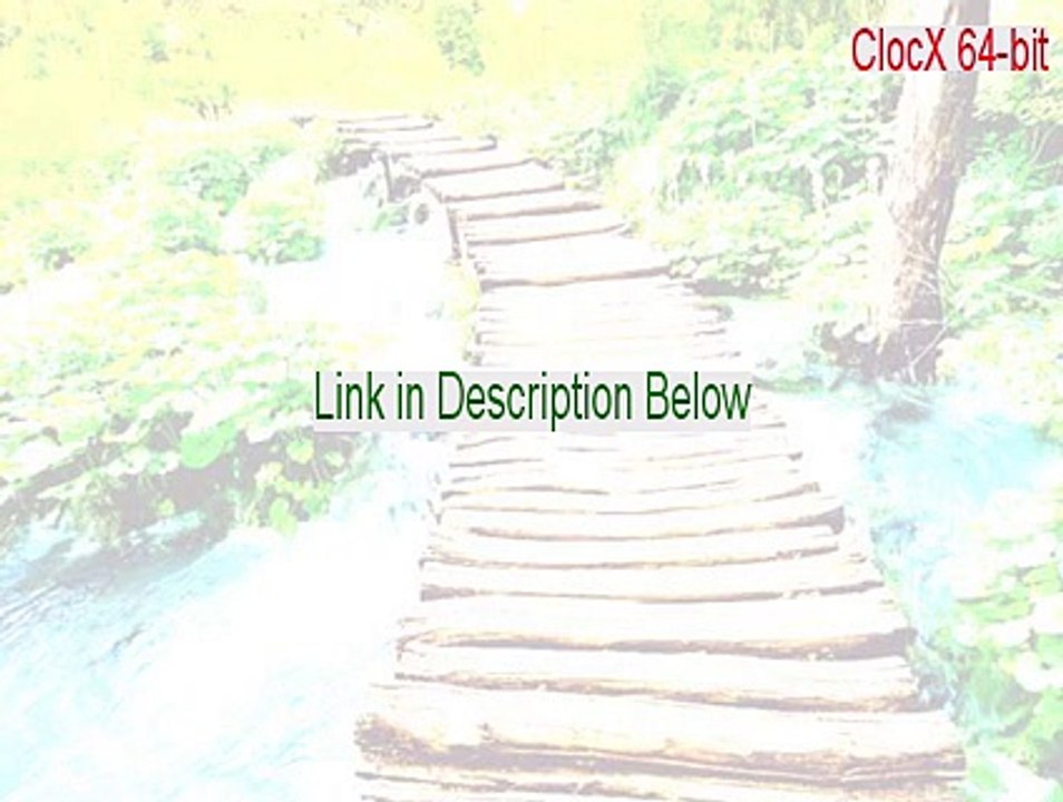 ClocX 64-bit Keygen - ClocX 64-bitclocx 64-bit (2015)
