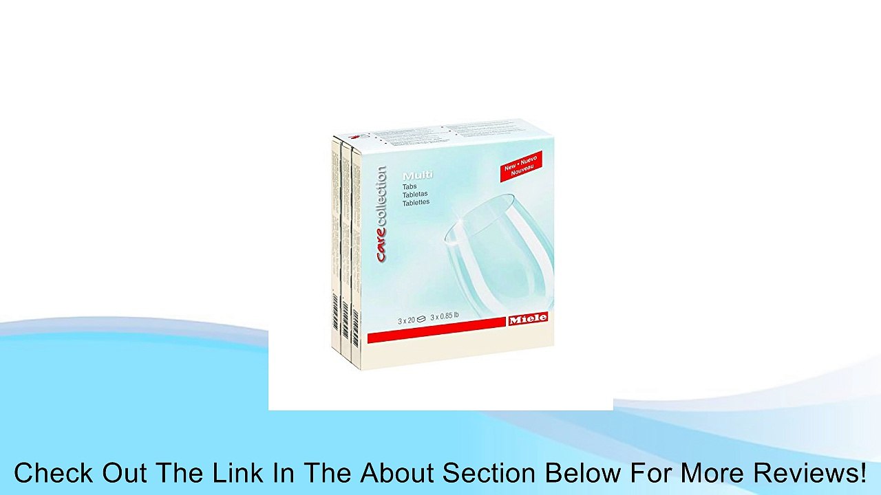 Miele Dishwasher Tabs - 60 per box Review