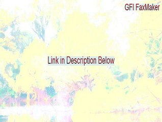 GFI FaxMaker Key Gen [Instant Download]