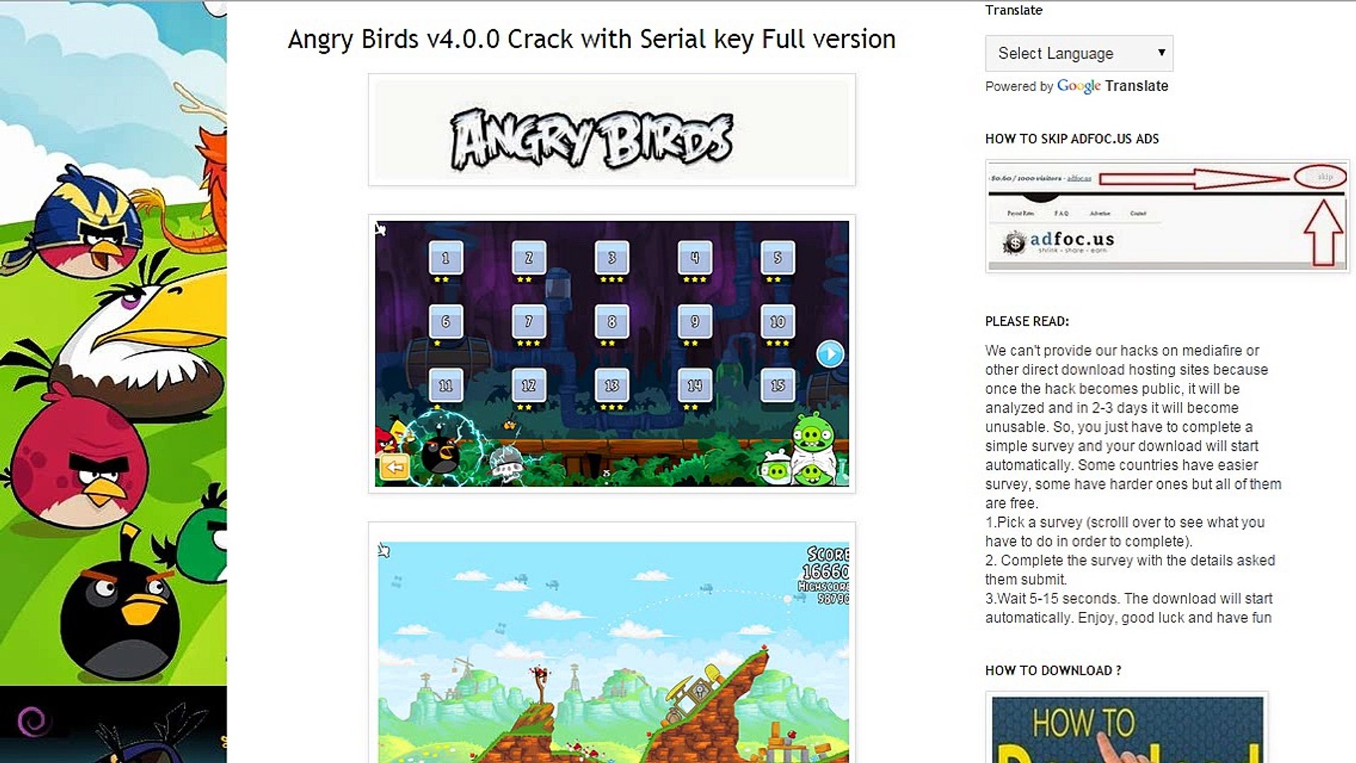 Angry birds seasons activation key generator free download no survey