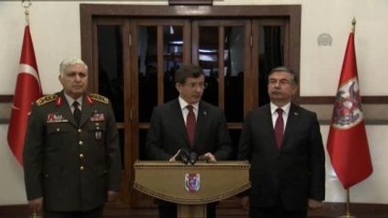 Davutoğlu: "Türkiye'nin Suriye Sınırları İçindeki Toprağı Süreklilik İfade Edecek Şekilde Silahlı...