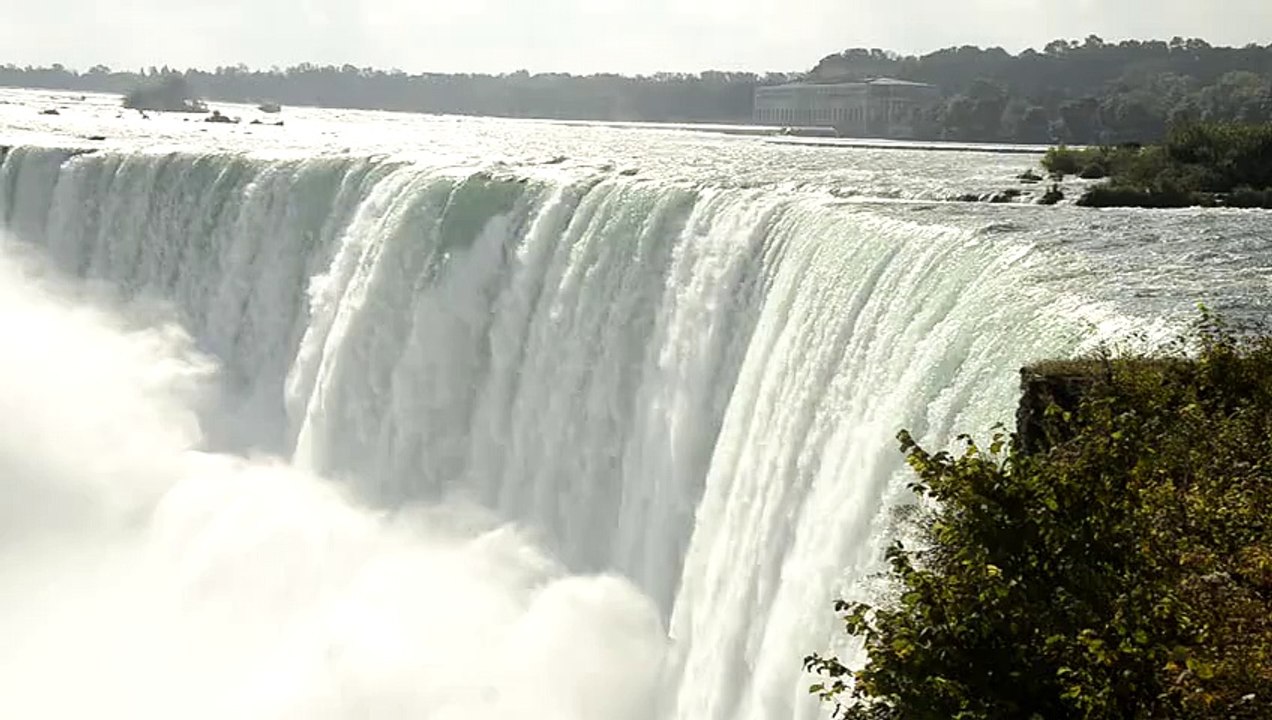 _DSC2831 Niagara Falls, panoramique de la chute du Fer à Cheval puis des chutes américaines