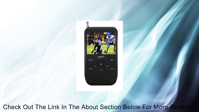 Supersonic SC-335 3.5 Portable TFT LCD TV with FM Radio and SD Card Slot Review