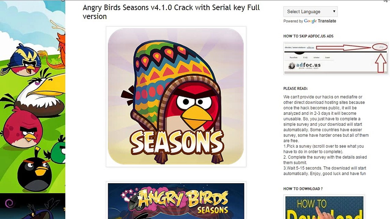 Angry Birds Seasons v4.1.0 Crack with Serial key Full version