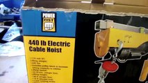 Cable hoist / beam trolley system DIY ( scrap metal project )