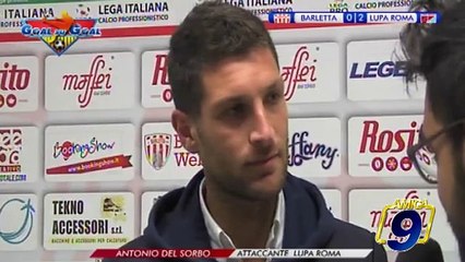Barletta - Lupa Roma 0-2 | Post Gara Antonio Del Sorbo - Attaccante Lupa Roma
