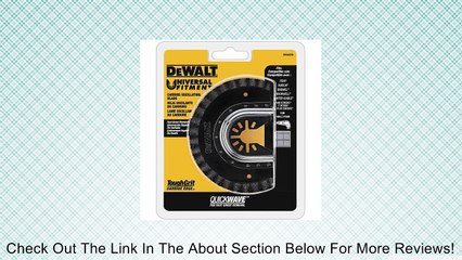 DEWALT DWA4220 Oscillating Fastcut Carbide Grout Removal Blade Review