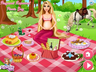 Pregnant Rapunzel Picnic Day - Princess Disney Games