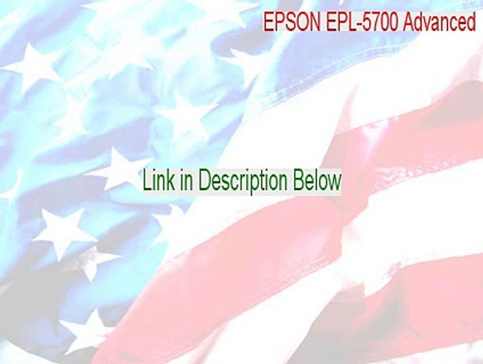 EPSON EPL-5700 Advanced Crack (Instant Download 2015)