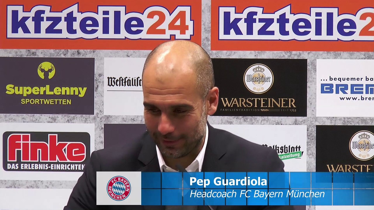 Guardiola: "Verstehe wie wichtig Basti Schweinsteiger für Deutschland ist"