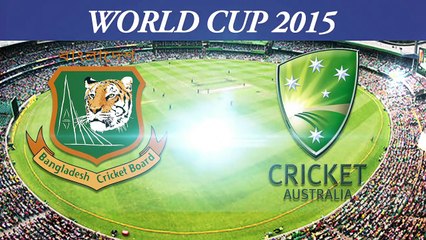 2015 WC AUS vs BAN Mortaza glad to share point with Australia
