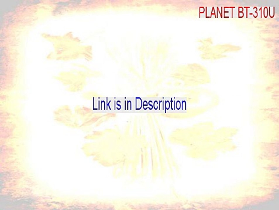 PLANET BT-310U/320U USB Bluetooth Adapter Keygen (planet bt-310u 2015)