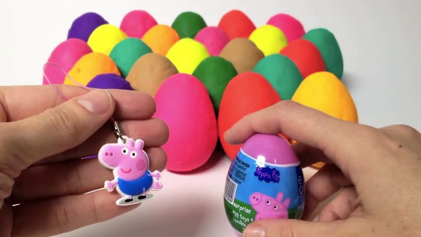 Peppa pig play store doh surprise eggs