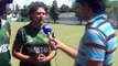 Ubaid Awan with Pakistani Women cricketers in Colombo about Pakistan vs India Match