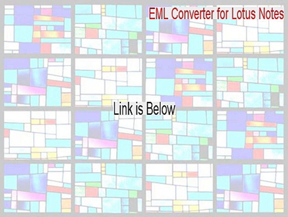 EML Converter for Lotus Notes Free Download (Download Here)