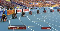 Usain Bolt 19.66 WL Wins 200m final Moscow World Championships 2013