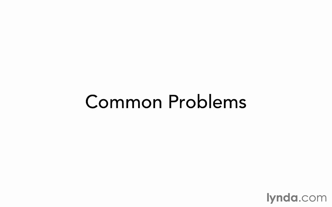 054- Common problems