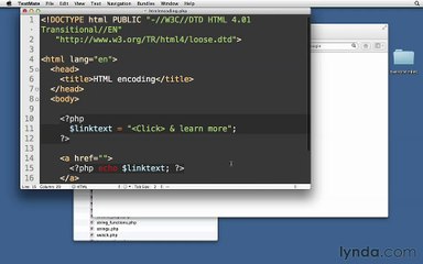 060- Encoding for HTML