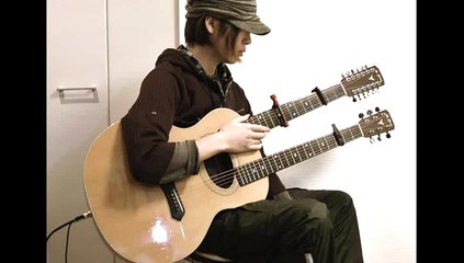 T-cophony's Two-Hand, Double-Neck Guitar Tapping Video "Closed"