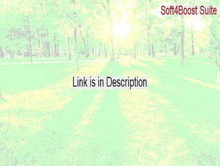Soft4Boost Suite Serial (Instant Download)