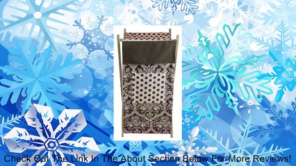 Tadpoles Damask Hamper Review