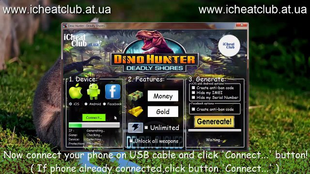 Dino Hunter: mortel Shores Générateur Ressources 2015 | argent, d'or et de l'énergie Français