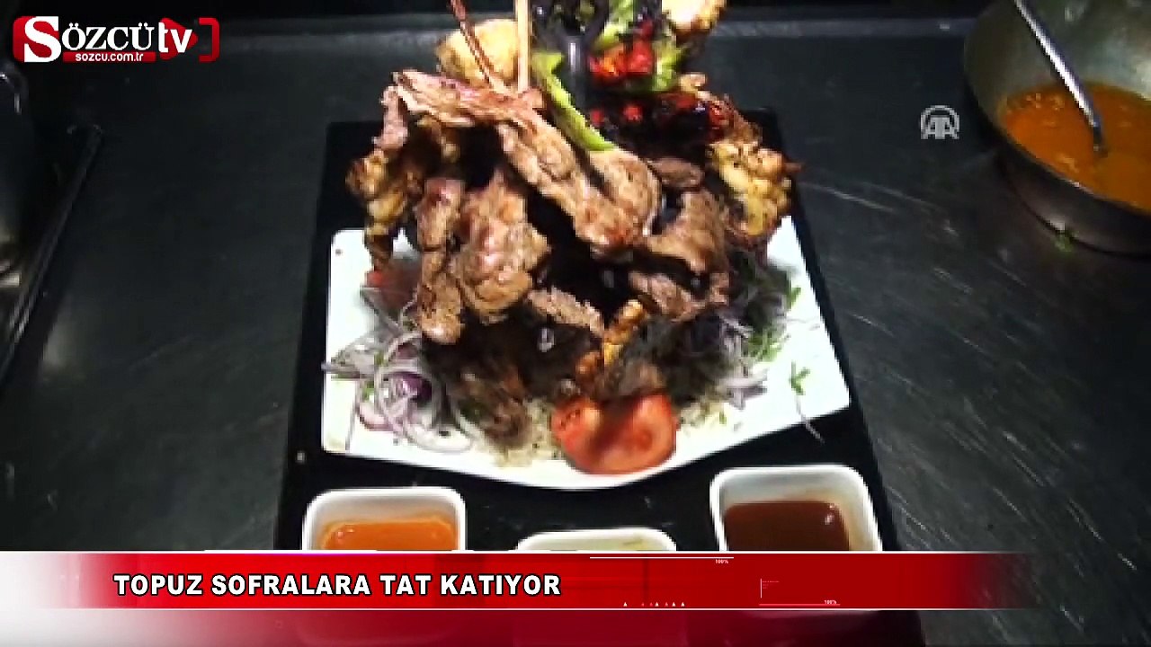 Topuz sofralara tat katıyor