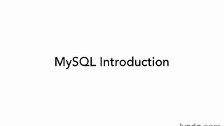 078- MySQL introduction