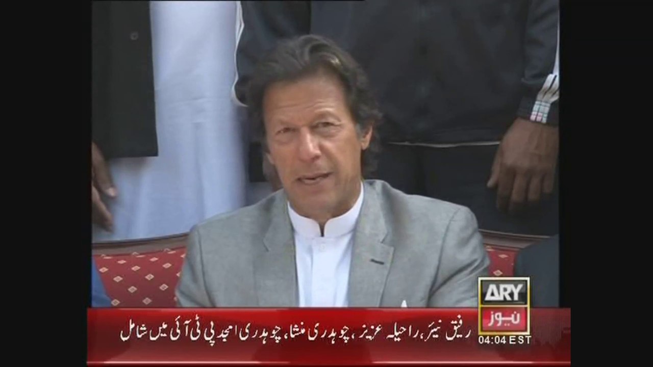 Chairman Imran Khan PTI Short Press Conference Islamabad 22 February 2015