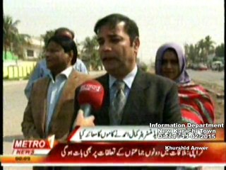 DMC Central Metro One Baldiyati Khabren( North Nazimabad Safai) 11-02-2015