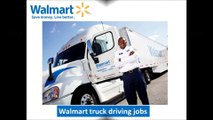 Walmart truck driving jobs