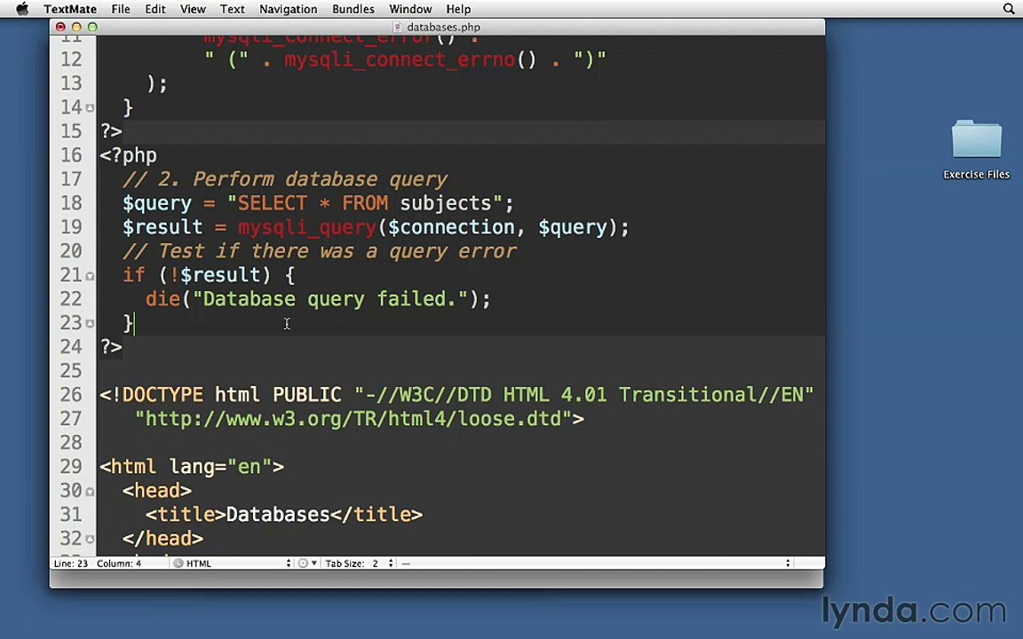 087- Retrieving data from MySQL