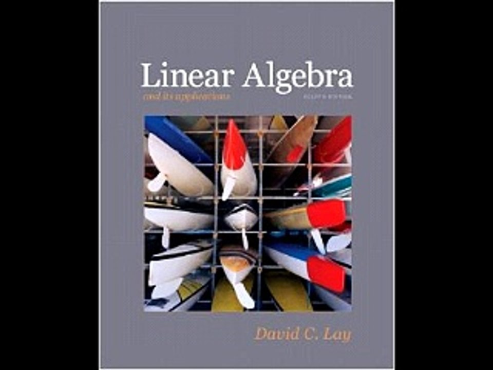 Linear Algebra and Its Applications, 4th Edition David C. Lay PDF Download
