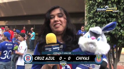 Los goles del: Cruz Azul vs Chivas ( 1-2 )