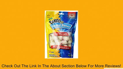 Dingo Mini Dental Bones, 21-Count Review