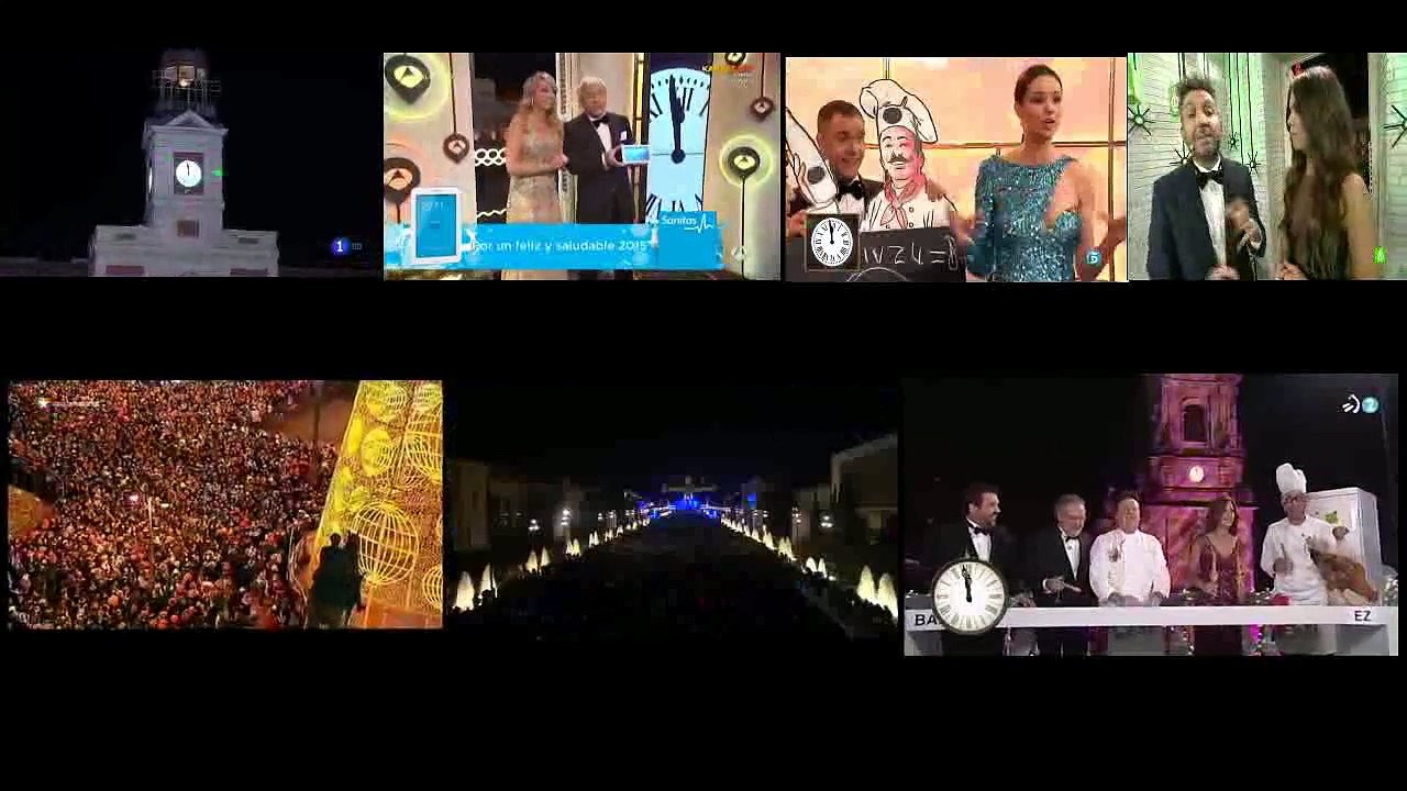 [Mosaico] TV Española: Campanadas 2015