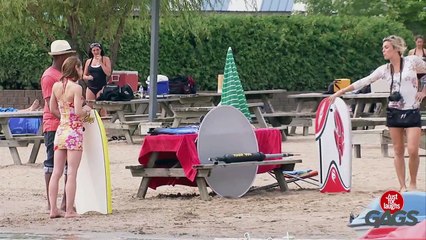 Most Dangerous Swimsuit Model Prank