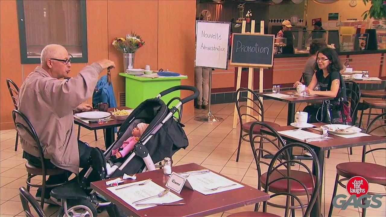 Hungry Baby Devours Juicy Steak
