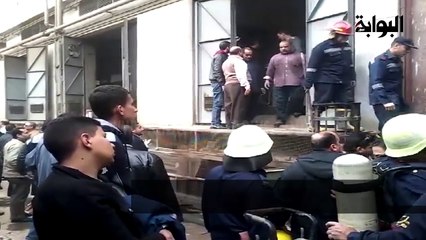 الاحمال الزائدة تشعل  النيران بسنترال رمسيس