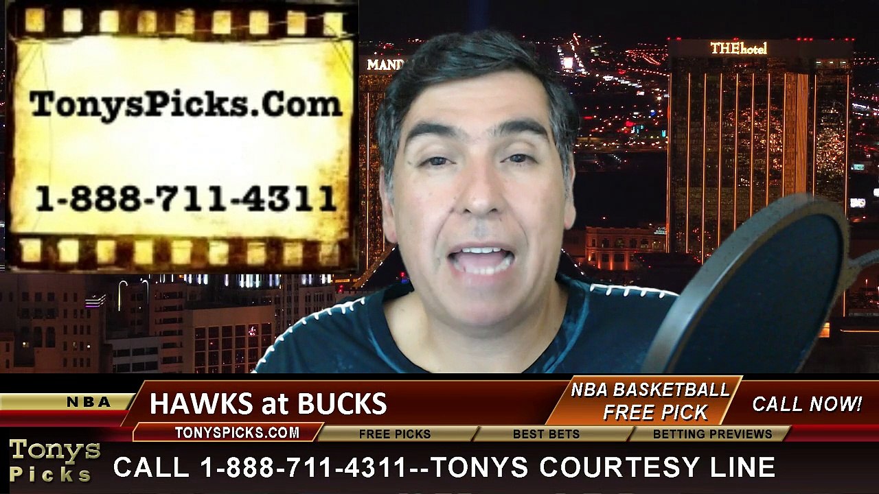 Milwaukee Bucks vs. Atlanta Hawks Free Pick Prediction NBA Pro Basketball Odds Preview 2-22-2015