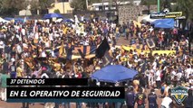 Operativo de seguridad en CU arrojó 37 detenidos