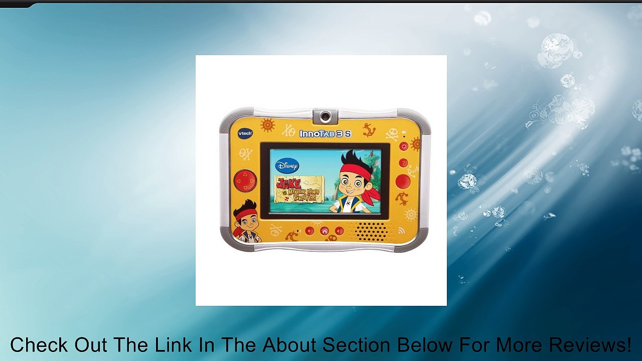 Vtech Jake and the Neverland Pirates Inno Tab Innotab 3S Learning Tablet Bundle WiFi Storage Case Wrist Strap & Charm Review