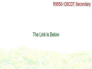 R9550-128CDT Secondary Keygen [R9550-128CDT Secondary 2015]