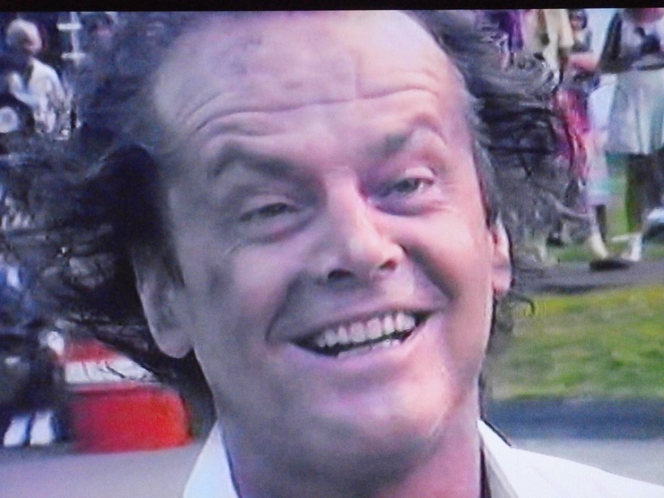 Jack Nicholson Wild and Crazy Face to Face--and He apologizes for being busy all the time!