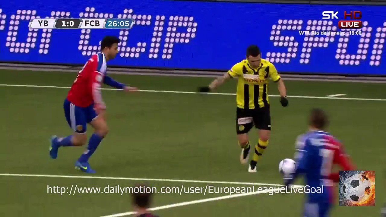 Alexander Gerndt 2:0 | Young Boys - Basel 22.02.2015 HD